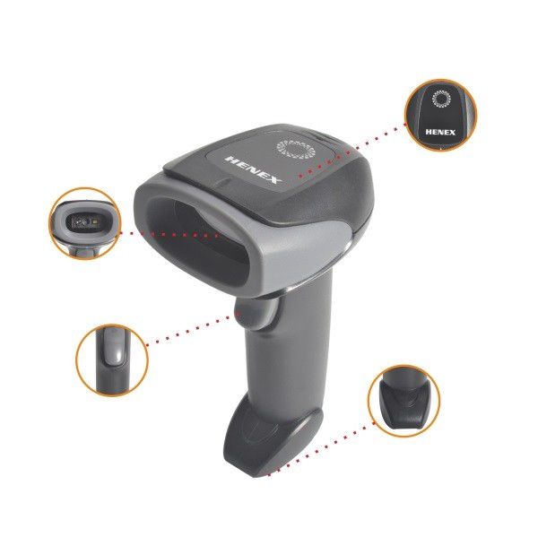 Lecteur de code à barre HENEX HC-3206R 2D/QR USB Sans Fil