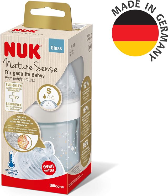 Nuk nature sense avec temperature control 120ml