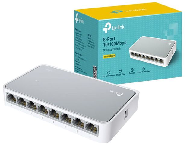 Switch 8-Ports TP-Link TL-SF1008D 10/100Mbps