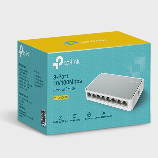 Switch 8-Ports TP-Link TL-SF1008D 10/100Mbps