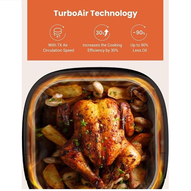 Royalty Line friteuse à air chaud digital 3.5L AF-5605D