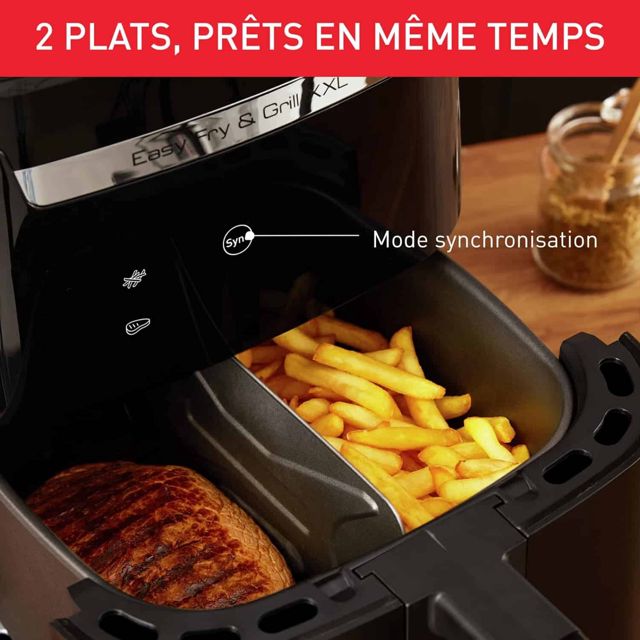 Moulinex Friteuse sans huile XXL grill 6.5L EZ801810