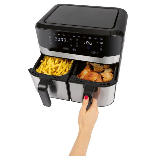 Proficook double friteuse à écran tactile PC-FR 1242 H