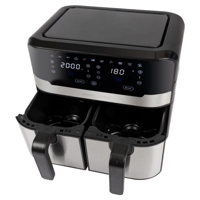 Proficook double friteuse à écran tactile PC-FR 1242 H