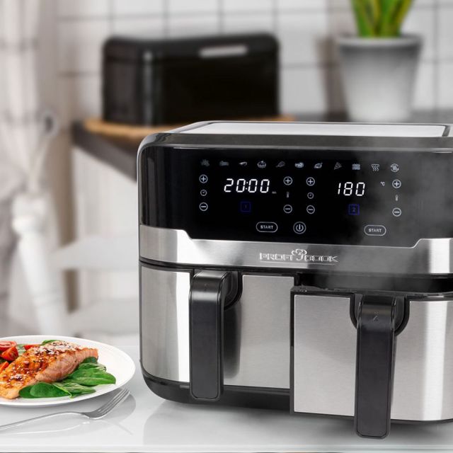 Proficook double friteuse à écran tactile PC-FR 1242 H