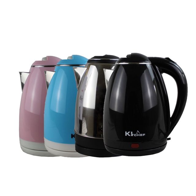 Kitchef Bouilloire électrique noir 1.8L 1500W KT 18C