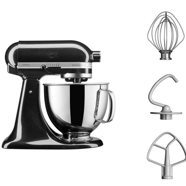 KitchenAid artisan robot pâtissier 4.8L 5KSM125 Noir