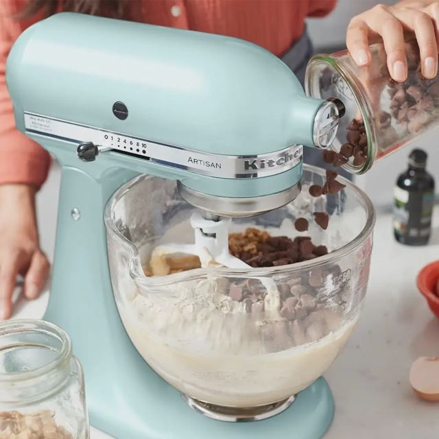Kitchenaid artisan robot patissier 4.8L Bleu Glacier