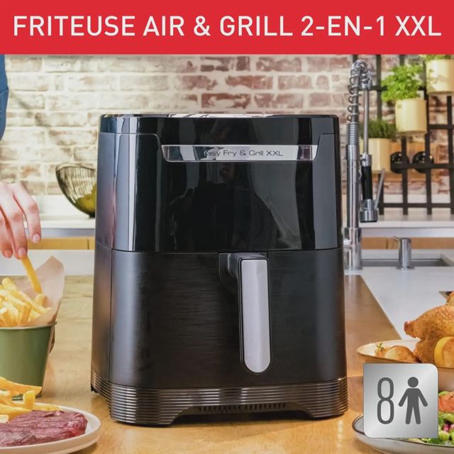 Moulinex friteuse Easy Fry & Grill 2en1 6.5L EZ801D10