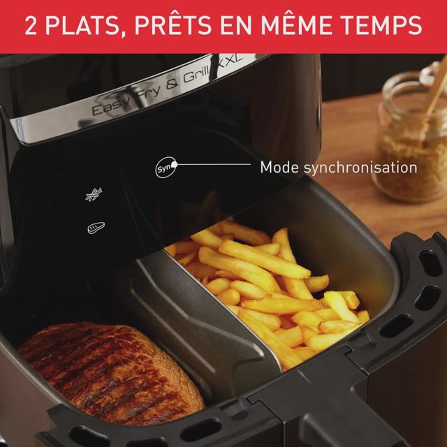 Moulinex friteuse Easy Fry & Grill 2en1 6.5L EZ801D10