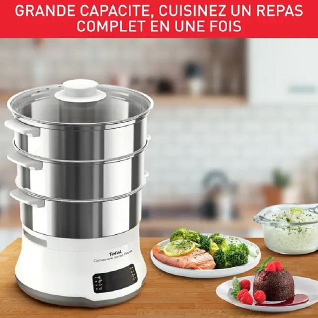 Tefal Convenient Deluxe Cuiseur Vapeur VC502D