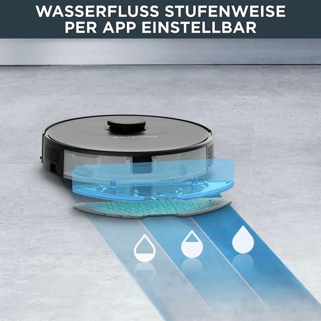 Rowenta Robot Aspirateur Laveur RR85E3 Intelligent