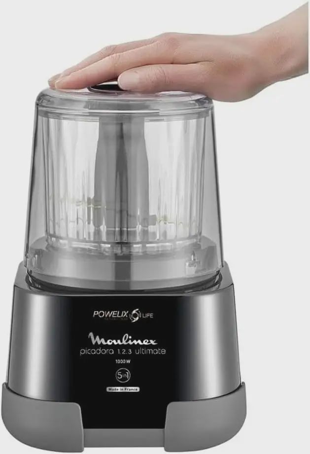 Moulinex Hachoir Mixeur Bol Verre 1000 W DP8158