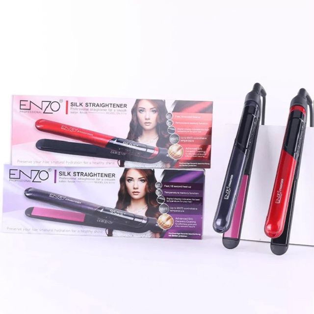 Enzo lisseur cheveux double plaque  en-3119