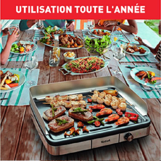 Tefal grill maxi plancha XXL 12 personnes CB690D12