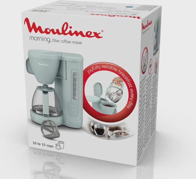 Moulinex cafetière filtre morning 1.25L FG2M1310
