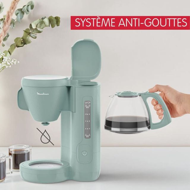Moulinex cafetière filtre morning 1.25L FG2M1310