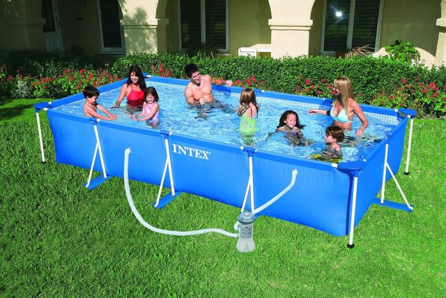 Intex piscine avec pompe  4.5x2.2x0.84m 28274