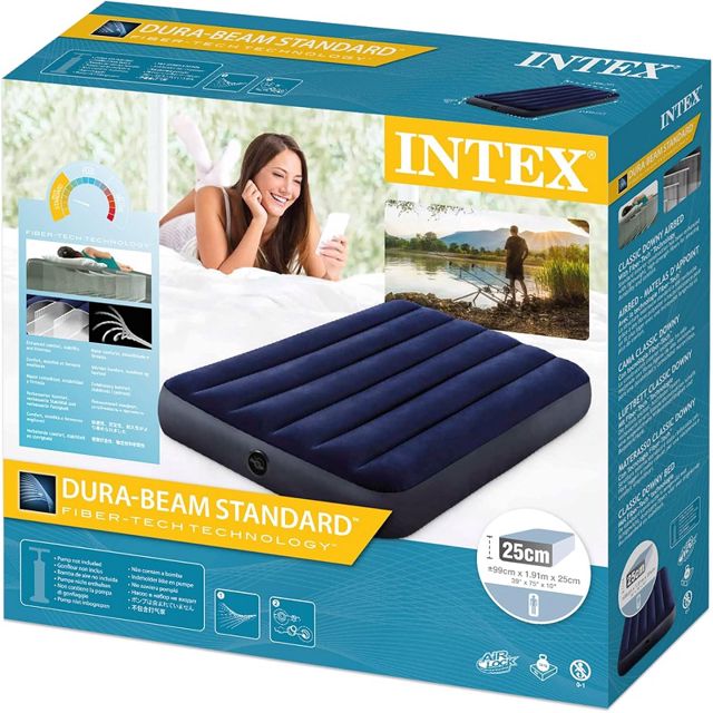 Intex matelas gonflable 99x1.91x25cm 64757