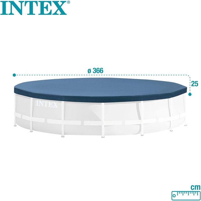 Intex bâche de protection pour piscine3.66m 28031
