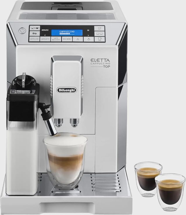 DeLonghi Eletta Cappuccino ECAM45.760.W Café Broyeur
