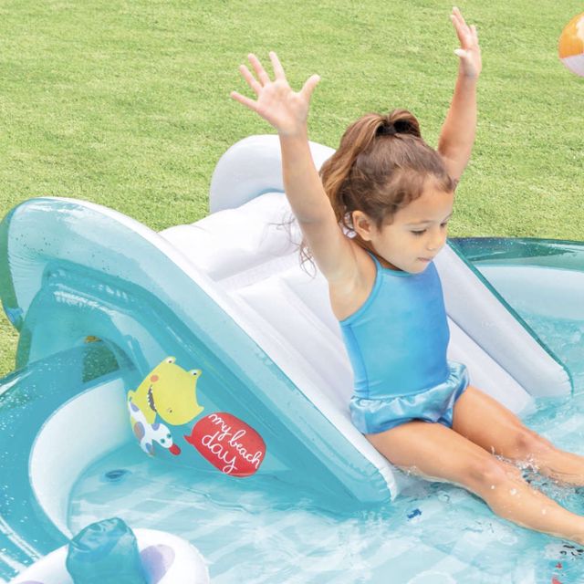 Intex piscine aire de jeux gonflable Alligator 57165