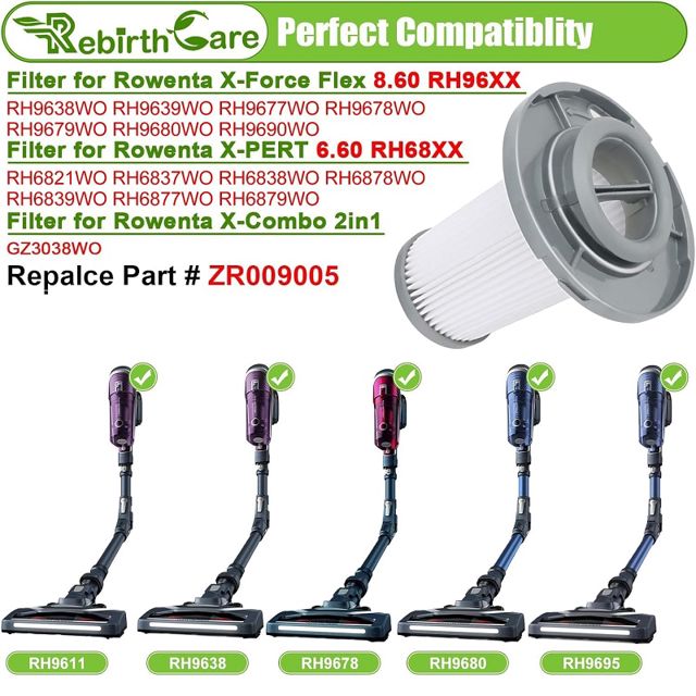 Rowenta filtre pour aspirateurs sans fil ZR009005 (pièce)