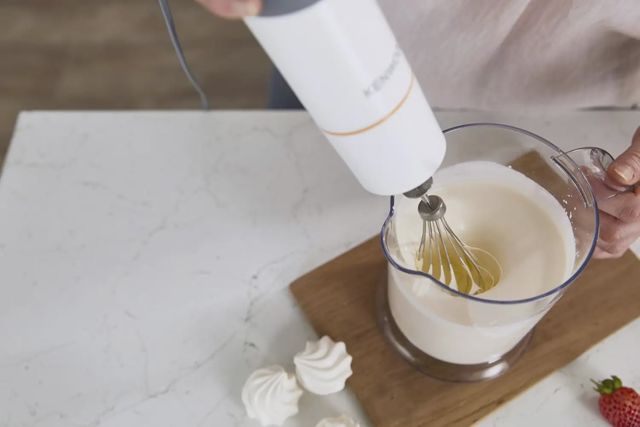 Kenwood bras mixeur inoxydable HBM40.002WH