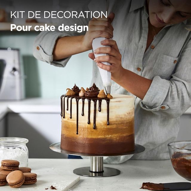 Kenwood kit de décoration pâtisserie en acier kwsd100