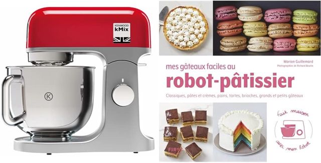 Kenwood robot pâtissier rouge 1000w 5L KMX750RD