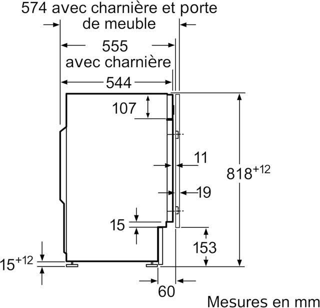 Bosch machine à laver encastrable série6 wiw24348ff