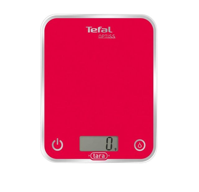 Tefal balance cuisine optiss 5 kg rouge BC5003V2