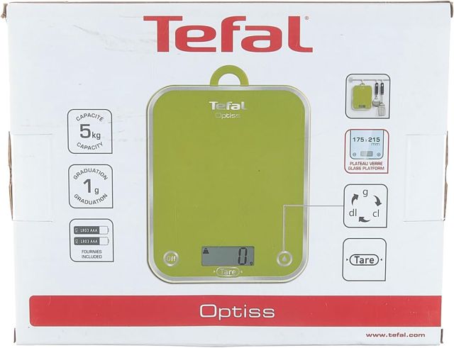 Tefal balance cuisine optiss 5 kg verte BC5002V2