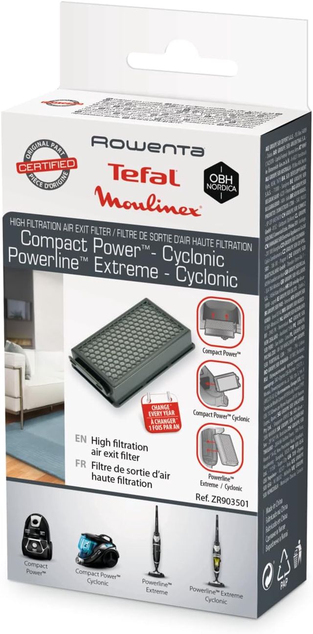 Rowenta Filtre Sortie d'Air Haute Filtration ZR903501