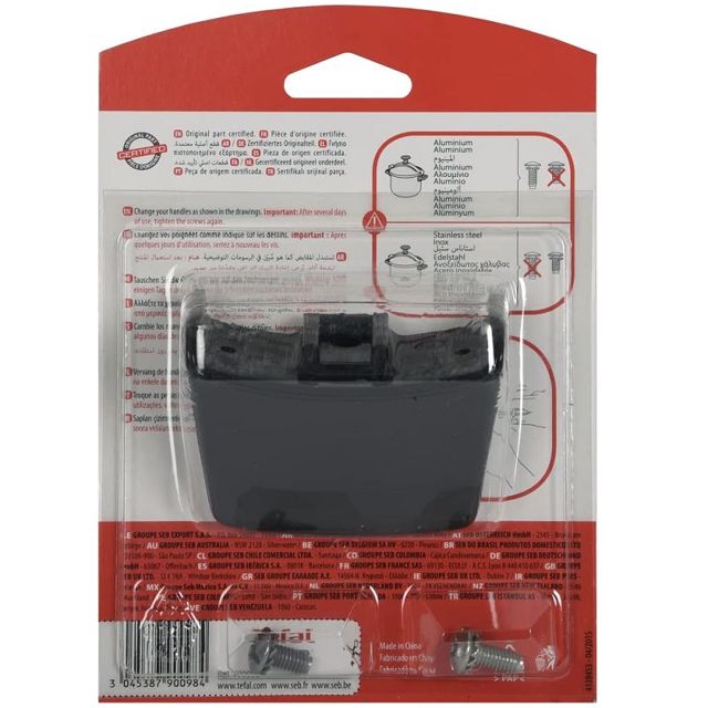 seb  poignée noire pour cocotte  790098 (pièce)