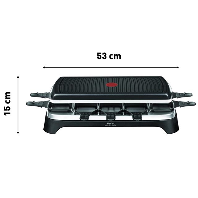 Tefal appareil à raclette et grill RE458812