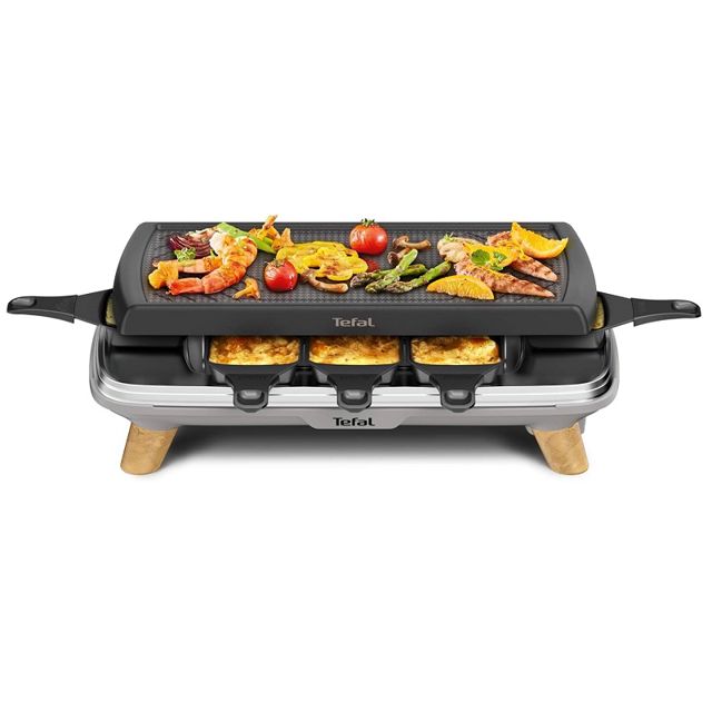 Tefal gourmet 10 raclette 3en1 RE610d12