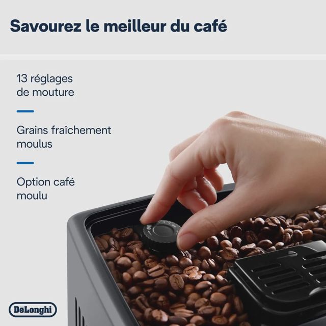 Delonghi cafétiere connectée dinamica plus ECAM372.95.TB