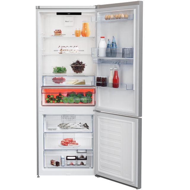 Beko combinet 70cm 620L inox RCNE620E40DSX