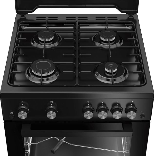 Beko cuisinière pose libre gaz 60 cm fsgtr62210gbcs