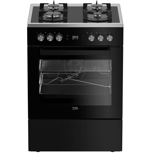 Beko cuisinière pose libre 60cm fsrt62310dbcs