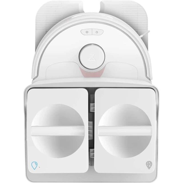 Roborock Qrevo robot aspirateur station multifonction blanc