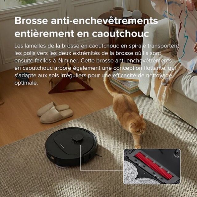 Roborock Qrevo S aspirateur robot station multifonction noir