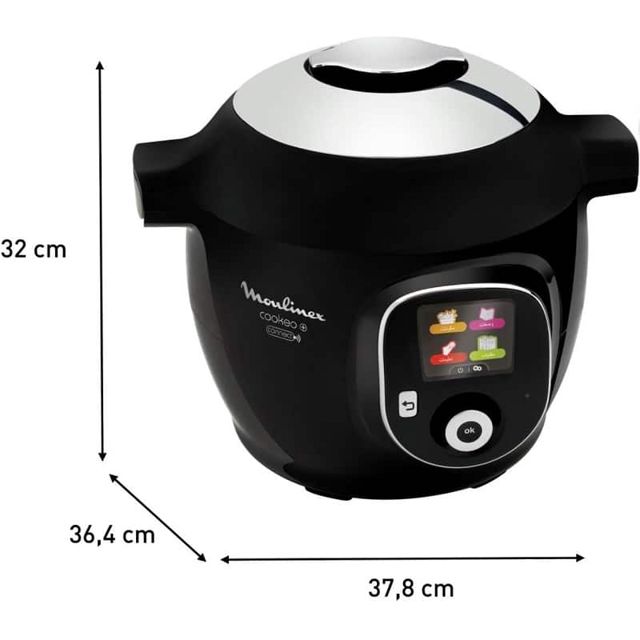Moulinex cookeo connecté Bluetooth noir CE867810