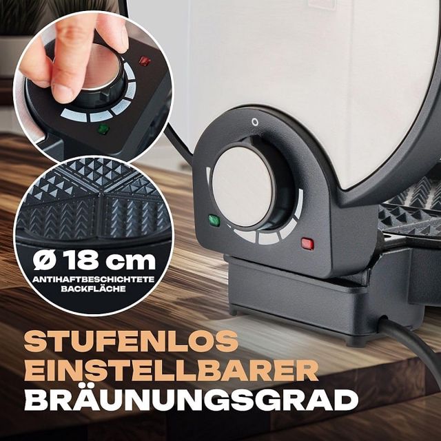 Bomann gaufrier electrique WA 1365 CB