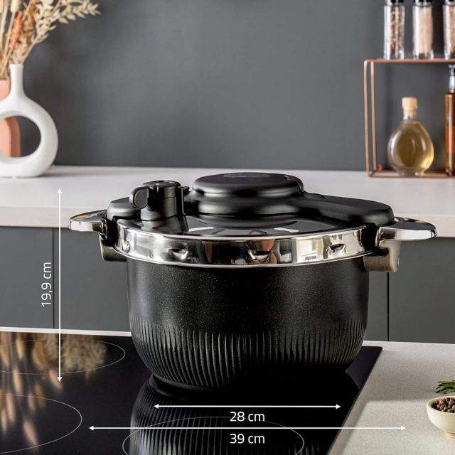Seb cocotte minute 6L fonte noir P4810700