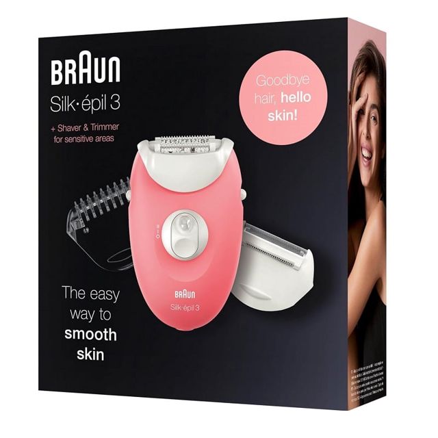 Braun épilateur 3 en 1 Se 3440 Silk épil 3 Starter
