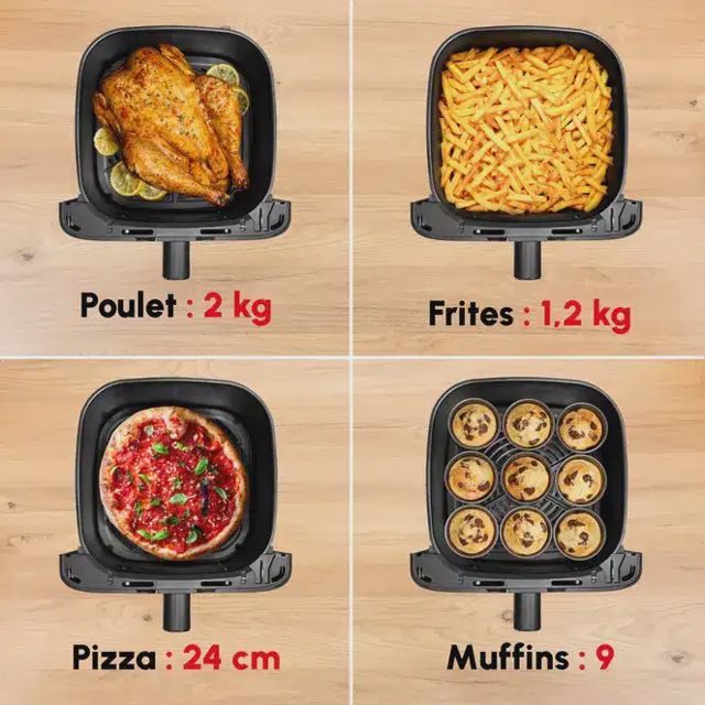 Moulinex friteuse Easy Fry Mega 7.5 L 8 programmes