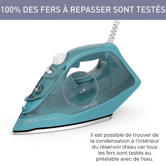 Calor express fer à repasser vapeur 2400W FV2851C0