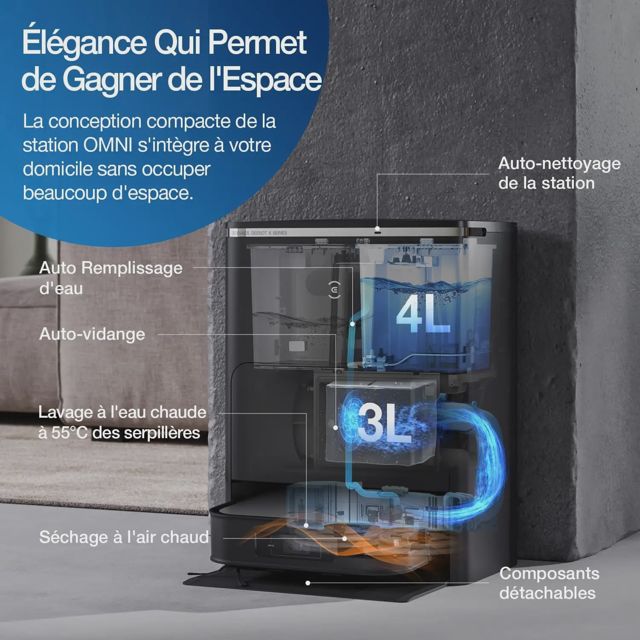ECOVACS DEEBOT X2 OMNI Aspirateur laveur